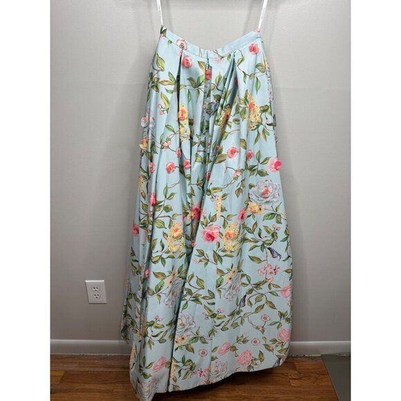 Sherri Hill Yellow and Floral Skirt Set - Picture 7 of 9